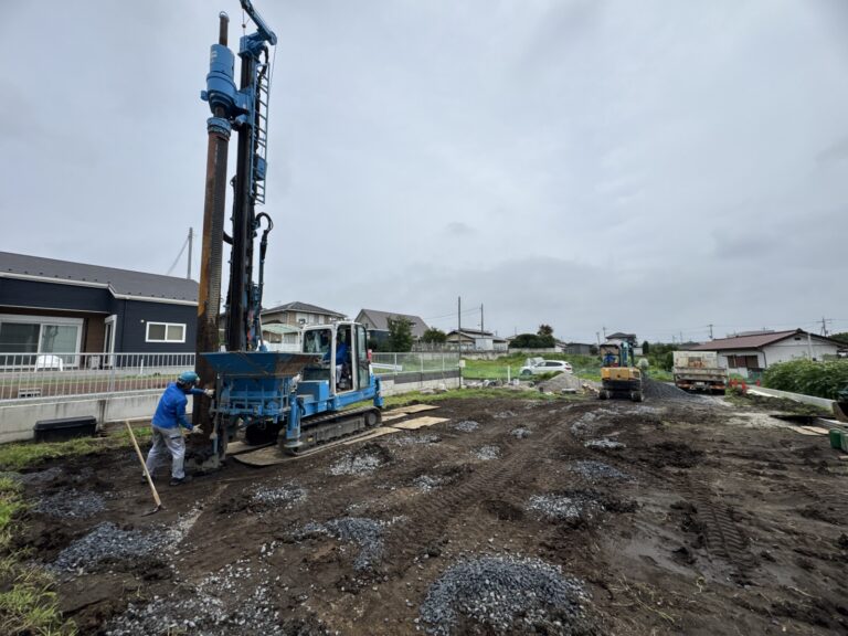 エコジオ工法による地盤改良工事