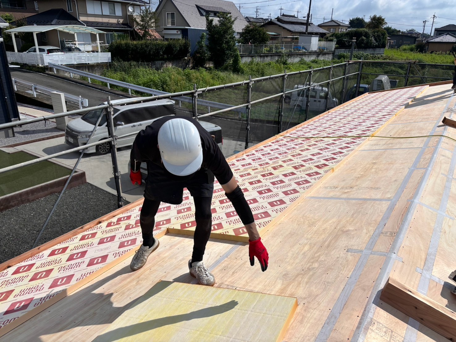 屋根断熱・屋根下地