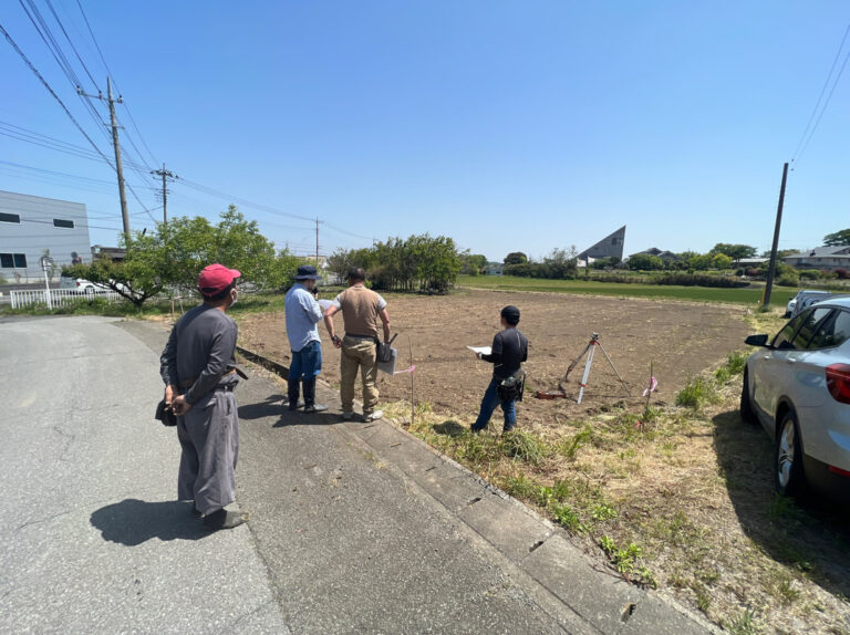 擁壁工事確認
